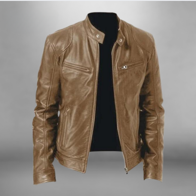 Novari  | Veste en cuir Trenton pour hommes